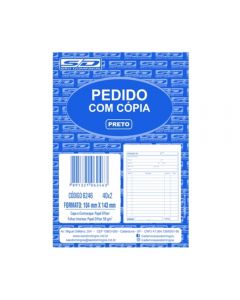 Talão De Pedido 1-36 Com Cópia Preto 40 Folhas 104X143MM São Domingos