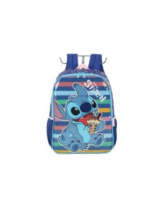 Mochila G Stitch Com Sorvete Azul IS41531SC Luxcel